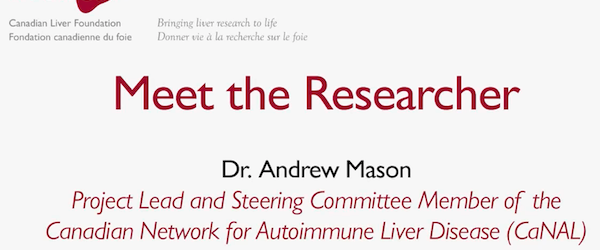 Meet the Researcher Dr. Andrew Mason