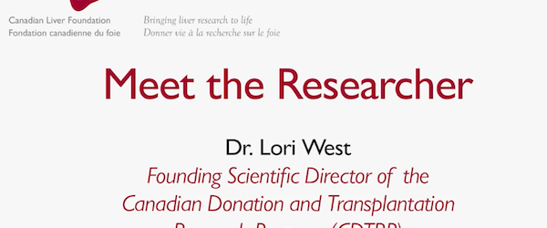 Meet the Researcher: Dr. Lori West